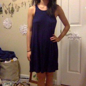 Navy blue tank dress